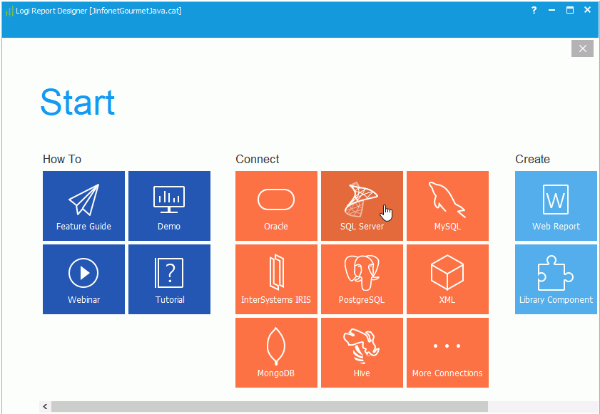 Designer Start Page