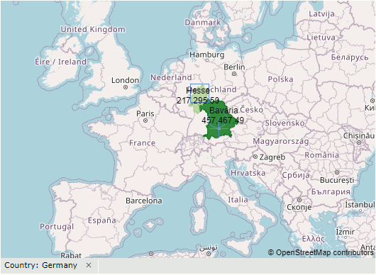 Zoom Out the Geographic Map in Dashboard