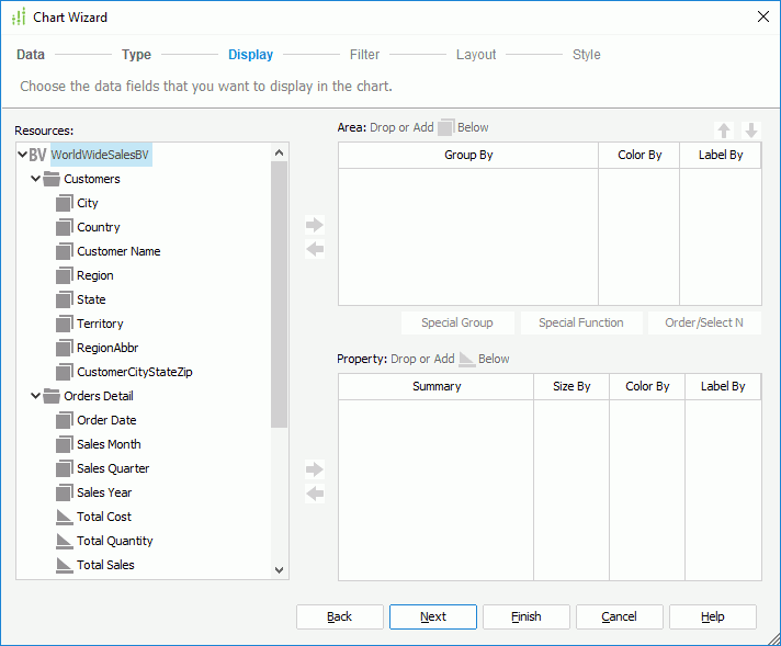 Chart Wizard - Heat Map Display