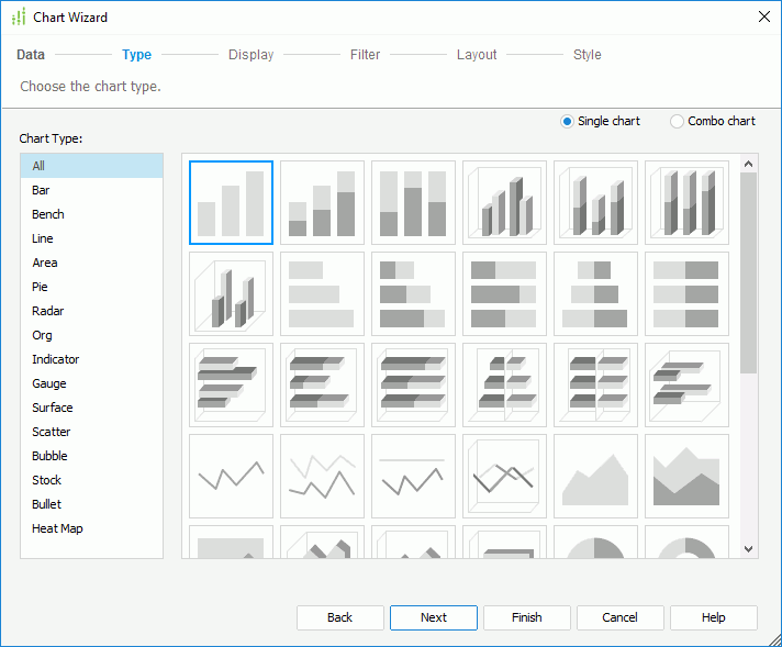 Chart Wizard - Type