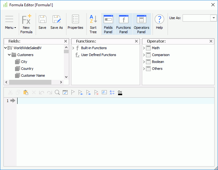 Formula Editor