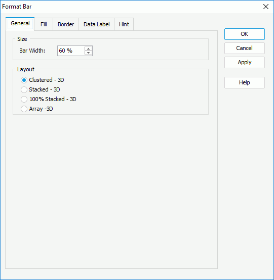 Format Bar - General 3-D