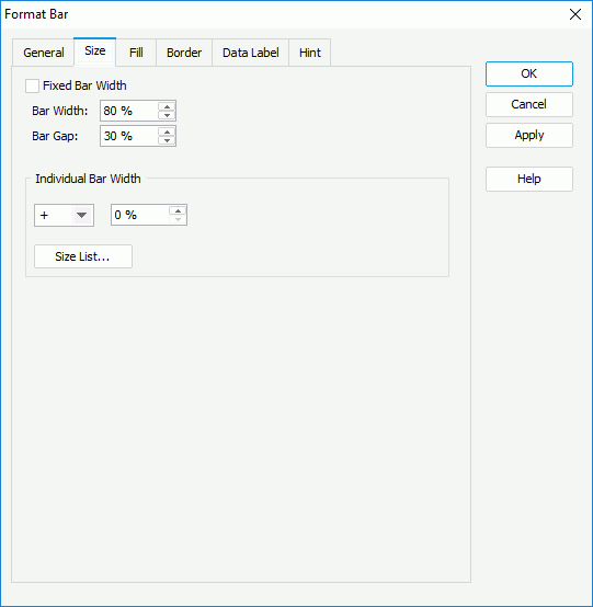 Format Bar - Size for dynamic bar width