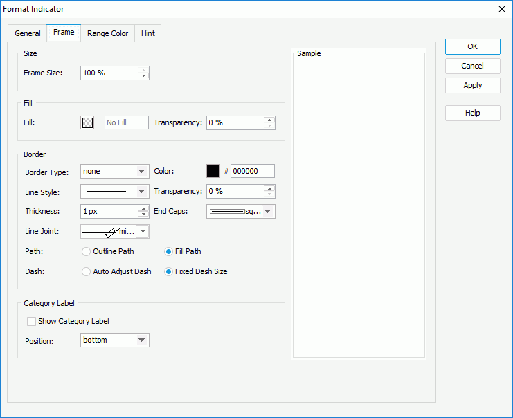 Format Indicator - Frame