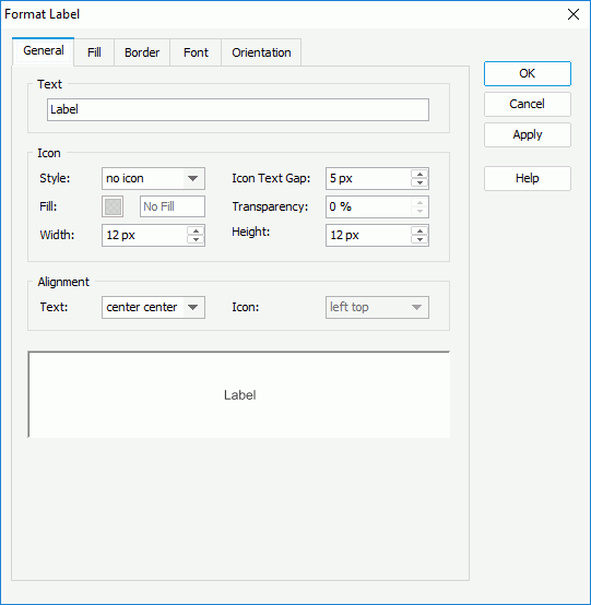 Format Label - General