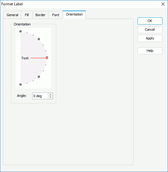 Format Label - Orientation