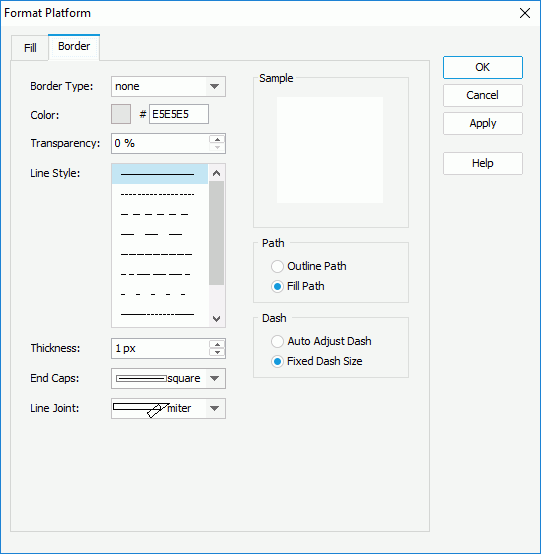 Format Platform - Border