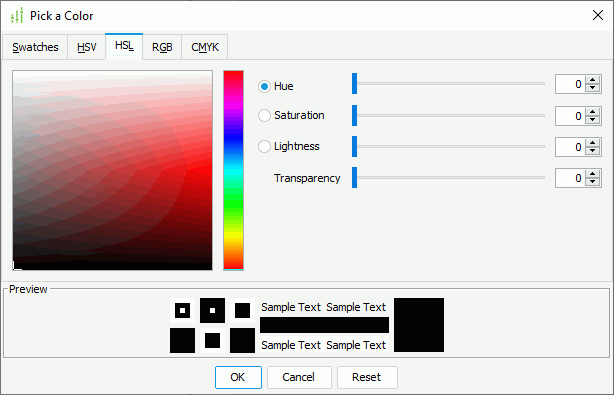 Pick a Color - HSL