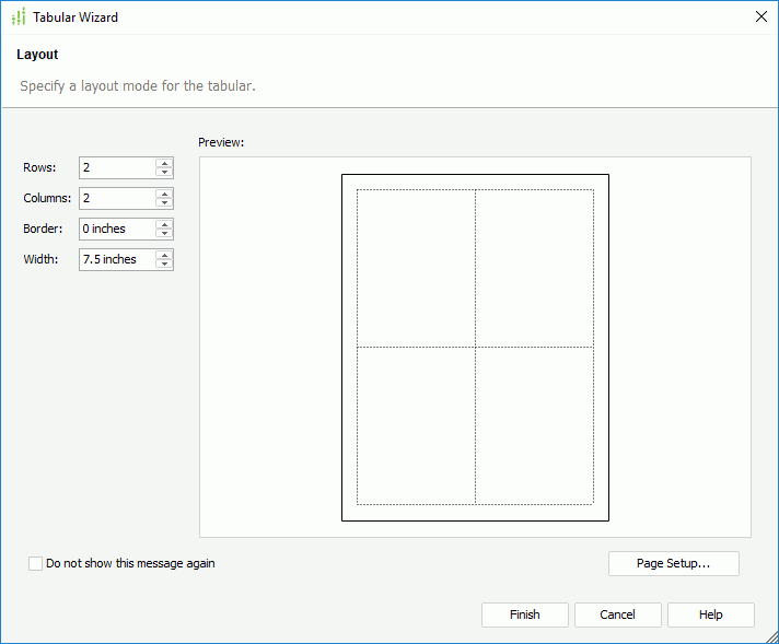 Tabular Wizard