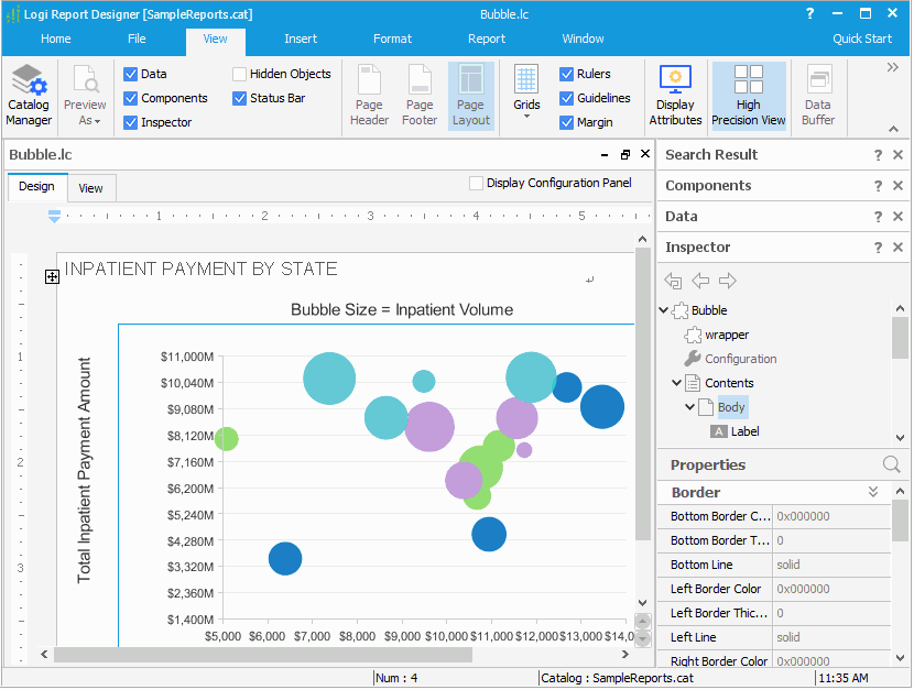 Logi Report Designer