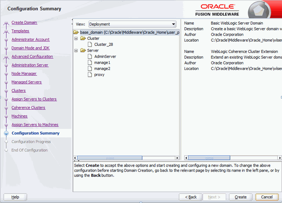 Configure Domain