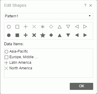 Edit Shapes dialog