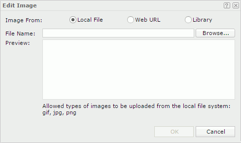 Edit Image dialog