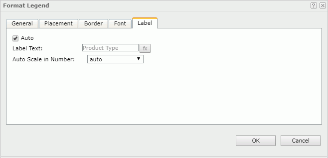 Format Legend dialog - Label