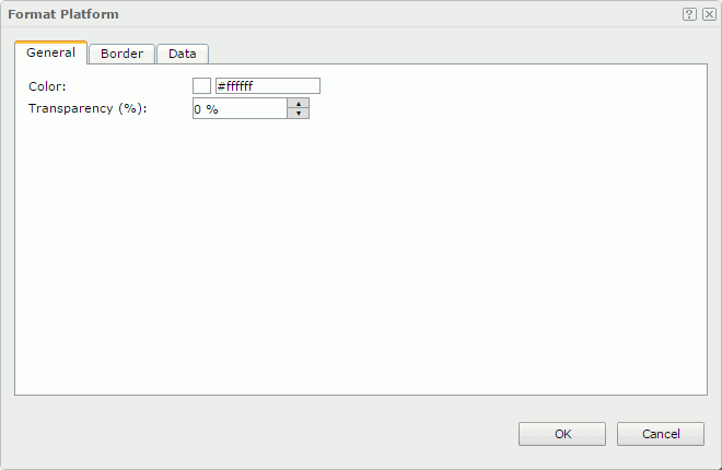 Format Platform dialog - General tab