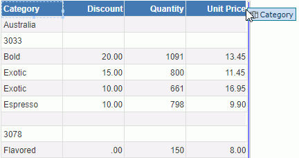 Adjust Column Order